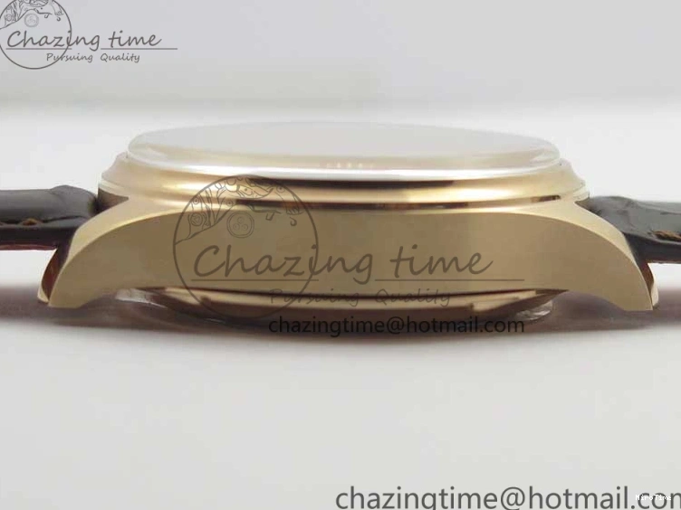 MIROTIME 0108 Portugieser Chrono  42 IW390406 RG ZF 1:1 Best Edition Blue Dial on Brown Leather Strap A Durable 7129